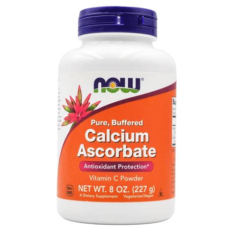 Now Foods Calcium Ascorbate Non Acidic Vitamin C Powder 227g Shopee Philippines