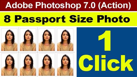 Passport Size Photo Photoshop Action Imagesee