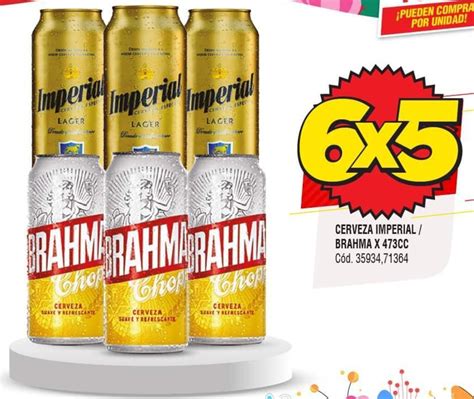 Cerveza Imperial Brahma X Cc Oferta En Supermercados Yaguar