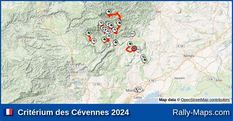 Streckenverlauf Crit Rium Des C Vennes Cfr Rallyekarte De