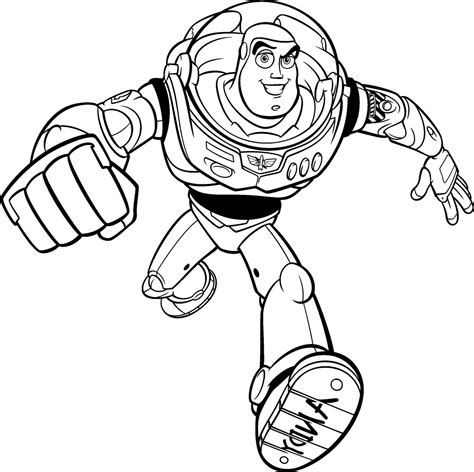 Desenho de Buzz Lightyear em missão para colorir Tudodesenhos