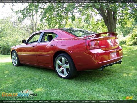 2006 Dodge Charger Srt 8 Inferno Red Crystal Pearl Dark Slate Graylight Slate Gray Photo 9