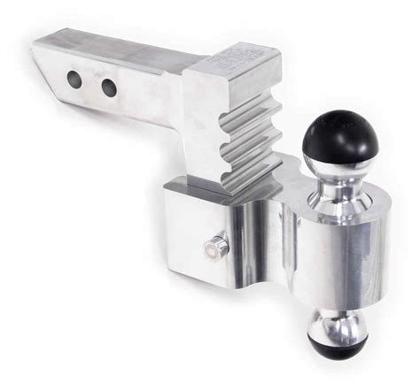 Rapid Hitch Adjustable Aluminum Ball Mount Kit W Greaseless Balls