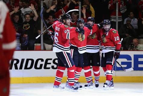 Game Photos Blackhawks Vs Red Wings Chicago Tribune