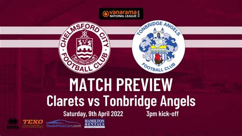 Tonbridge Angels H Preview Chelmsford City FC