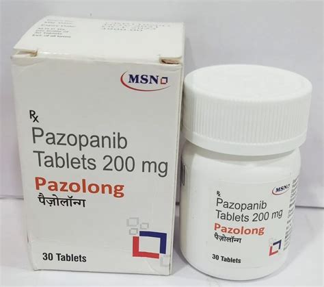 Pazolong Pazopanib Tablet Packaging Type Box Packing Packaging Size