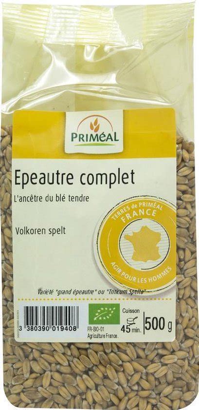 Primeal Volkoren Spelt Gram Bol