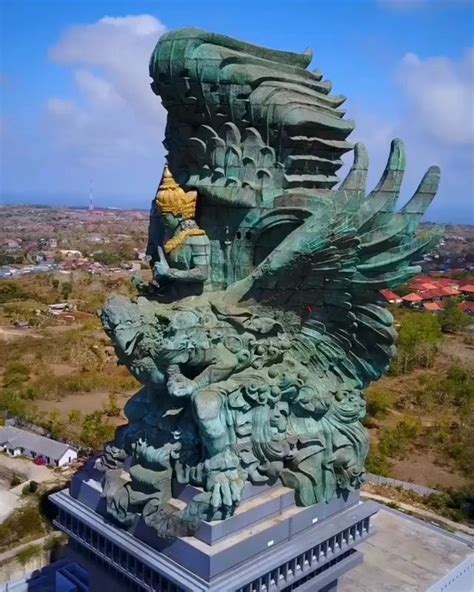 The Biggest Statue In Bali It Is Devoted To The Hindu God Vishnu And