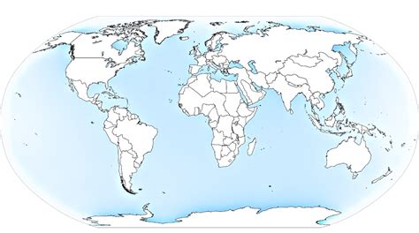 World Map Blank 1914 - London Top Attractions Map