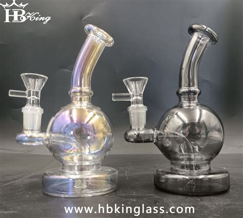 New Product Glass Smoking Water Pipe Glass Bubbler Multicolored China Recycler Pipe And Glass