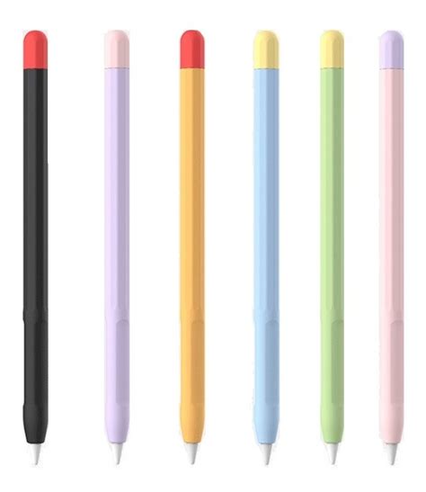 Protector Funda Silicona Para Apple Pencil 2 Colores Ni Tan Nerd