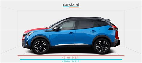 Dimensions Peugeot Vs Renault Austral Present