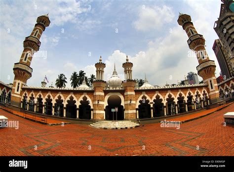 Masjid Jamek The Jamed Mosque In Kuala Lumpur Malaysia Stock Photo