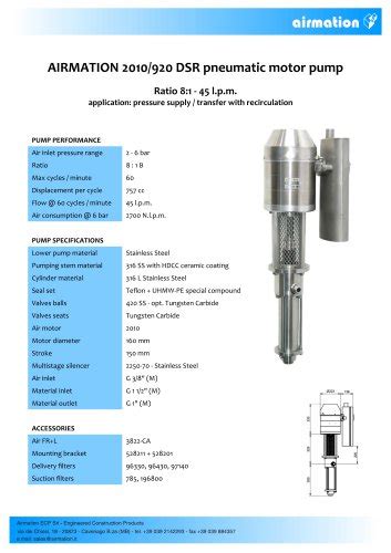 All Airmation Ecp Srl Catalogs And Technical Brochures