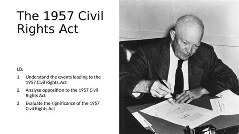 8. The 1957 Civil Rights Act | Teaching Resources