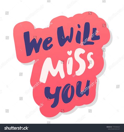 You Will Be Missed Clipart