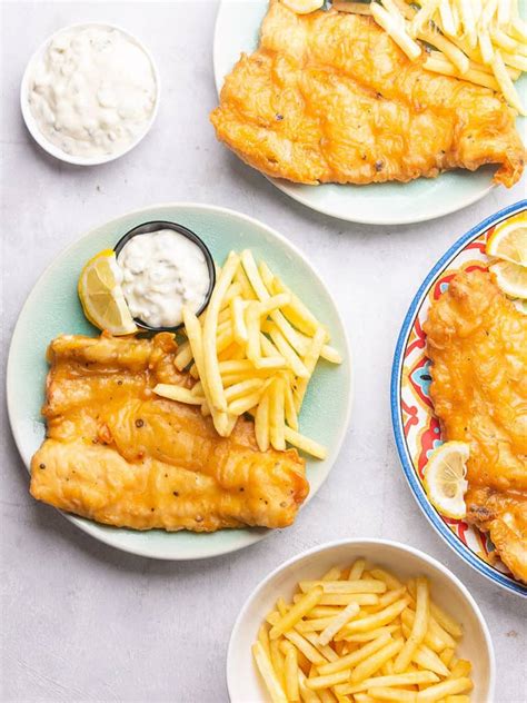 Fish and Chips with Tartar Sauce, Crispy and Fresh! - Much Butter