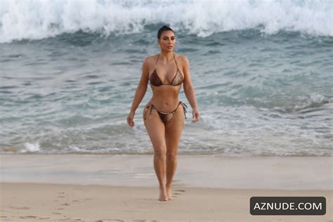 Kim Kardashian Spotted In A Bikini After Filming Kuwtk In Malibu Aznude