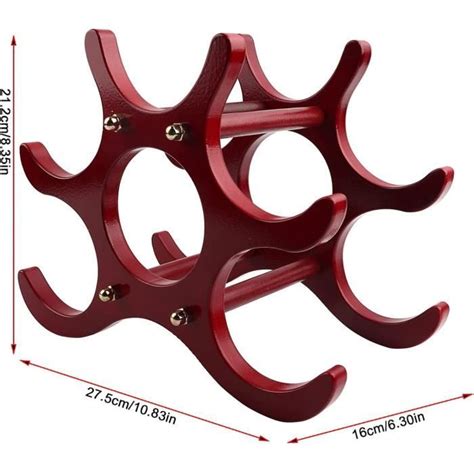 Casier À Vin Rouge Casier À Vin Rouge En Bois Support À Étagère À Vin
