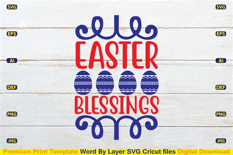 Easter Blessings Svg Graphic By Craftart24 · Creative Fabrica