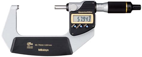 Mitutoyo Digital Micrometer Quantumike Ip65 Metric 50 75mm 293 142