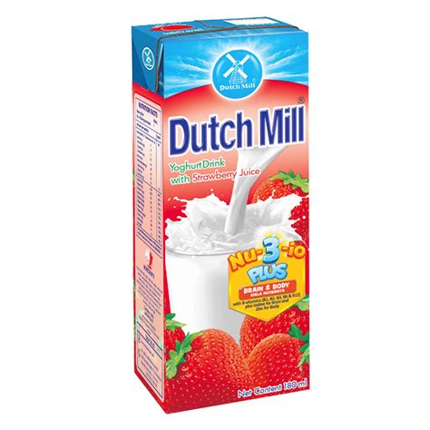 dutch mill yoghurt drink strawberry ml love rys australia love
