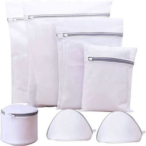 Sacs À Linge 7 Piècessac Lavage Fermeture Eclair Lingerie Filet Machine À Laver Éclaie Filets