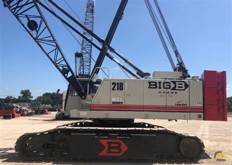 Link Belt 218 Hsl 110 Ton Lattice Boom Crawler Crane For Sale Or Rent