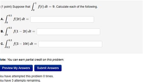 Solved Point Suppose That F T Dt Calculate Each Chegg