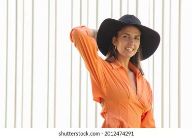 Portrait Smiling Young Girl Hat Stock Photo 2012474291 | Shutterstock