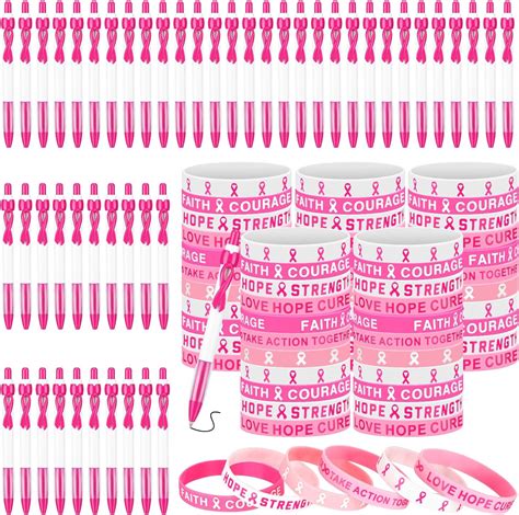 Amazon Yeaqee Pcs Breast Cancer Awareness Accessories Include