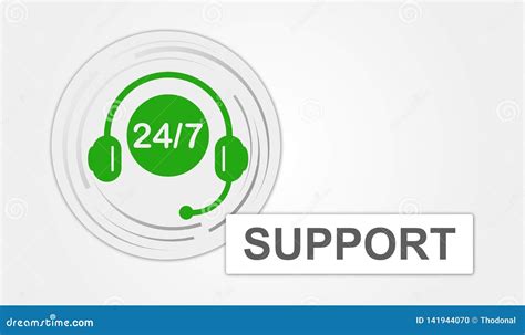 Concept Of Support Stock Illustration Illustration Of Online 141944070