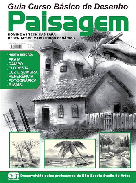 Guia Curso Básico de Desenho Paisagens Portuguese Edition eBook