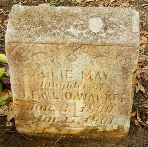 Allie May Walker 1899 1901 Mémorial Find a Grave