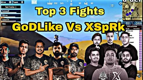 Top Fights Godlike Vs X Spark Team Godlike Vs Team X Spark Youtube