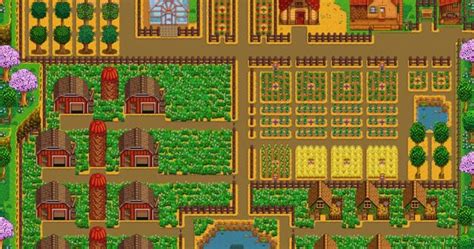 12 Best Stardew Valley Farm Layouts Farm Layout Stardew Valley Farms