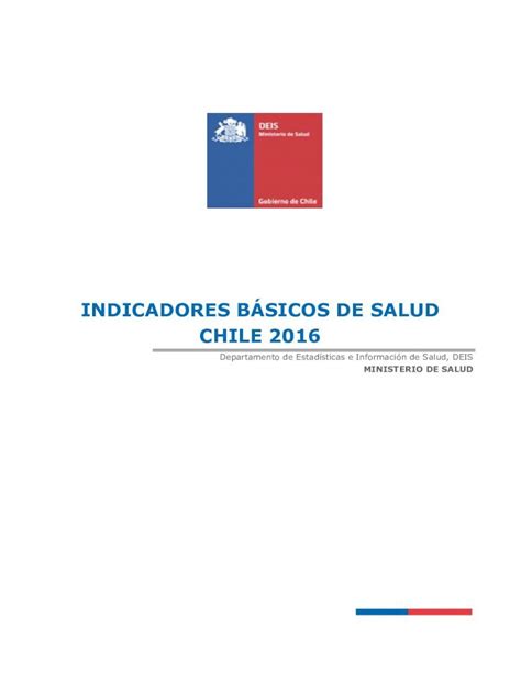 Pdf Indicadores BÁsicos De Salud Chile 2016 2016 Pdftabla 15