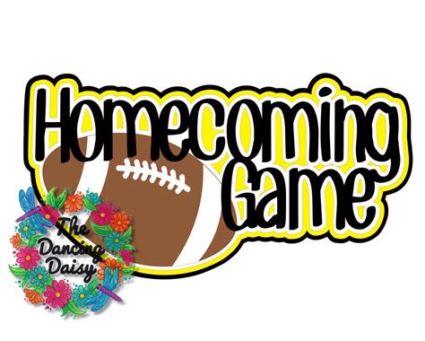 SVG DIGITAL FILE Football Homecoming Game - Etsy