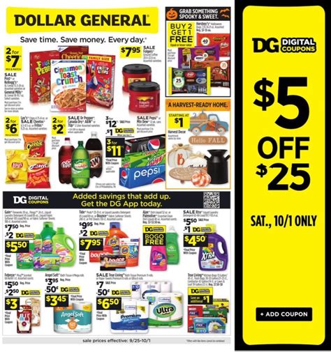 Dollar General Weekly Ad Sep Oct Weeklyads