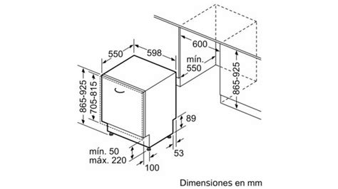 SBH4ECX21E Lavavajillas totalmente integrable Bosch Electrodomésticos ES