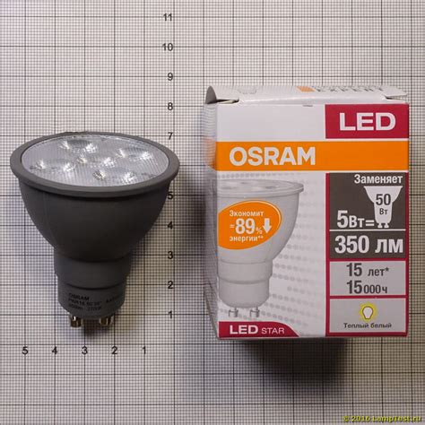 Osram Led Star Par16 50 35 5w 827