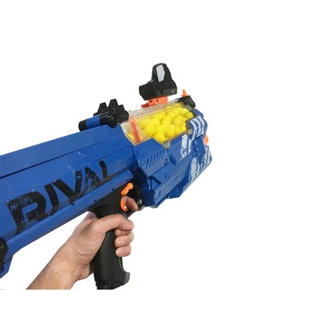 Nerf Rival Nemesis with Red Dot Sight and Rechargeable Battery, Toys ...