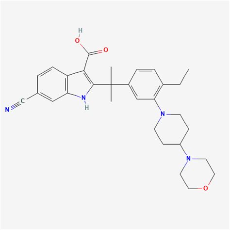 1256584 78 76 Cyano 2 2 4 Ethyl 3 4 Morpholinopiperidin 1 Yl Phenyl