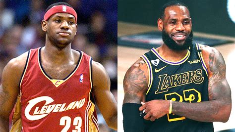 Lebron James Transformation From Rookie To Nba Icon Then And Now Pics