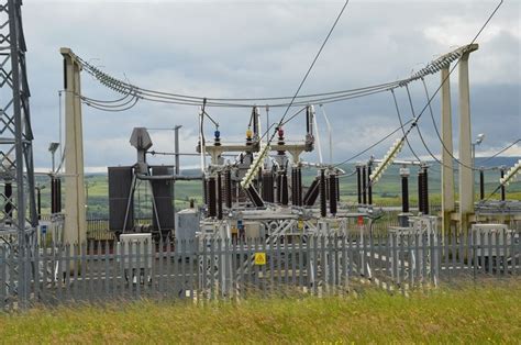 Electricity Substation Above Hawick © Jim Barton Geograph Britain