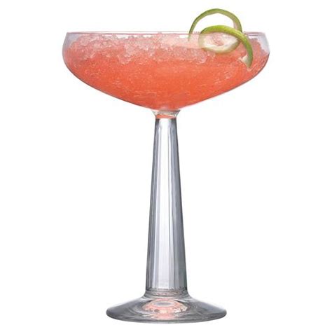 Nude Glass Big Top Modern Classic Clear Crystal Coupe Glass Set Of 2