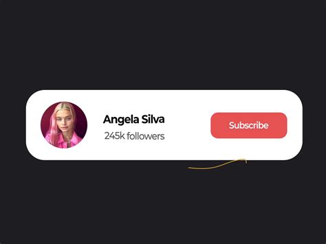 Subscribe Button by Pixrate on Dribbble