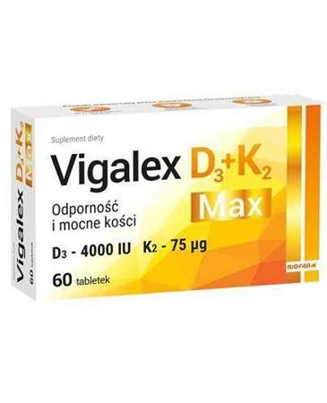 Vigalex D K Max Tabletek Aptekacurate Pl