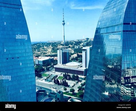 Flame towers in Baku, Azerbaijan Stock Photo - Alamy