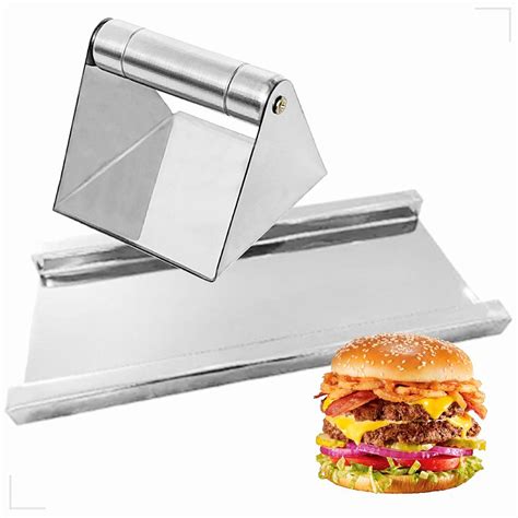 Kit Modelador Smash Burguer Regua Cortador P O Hamburguer Shop